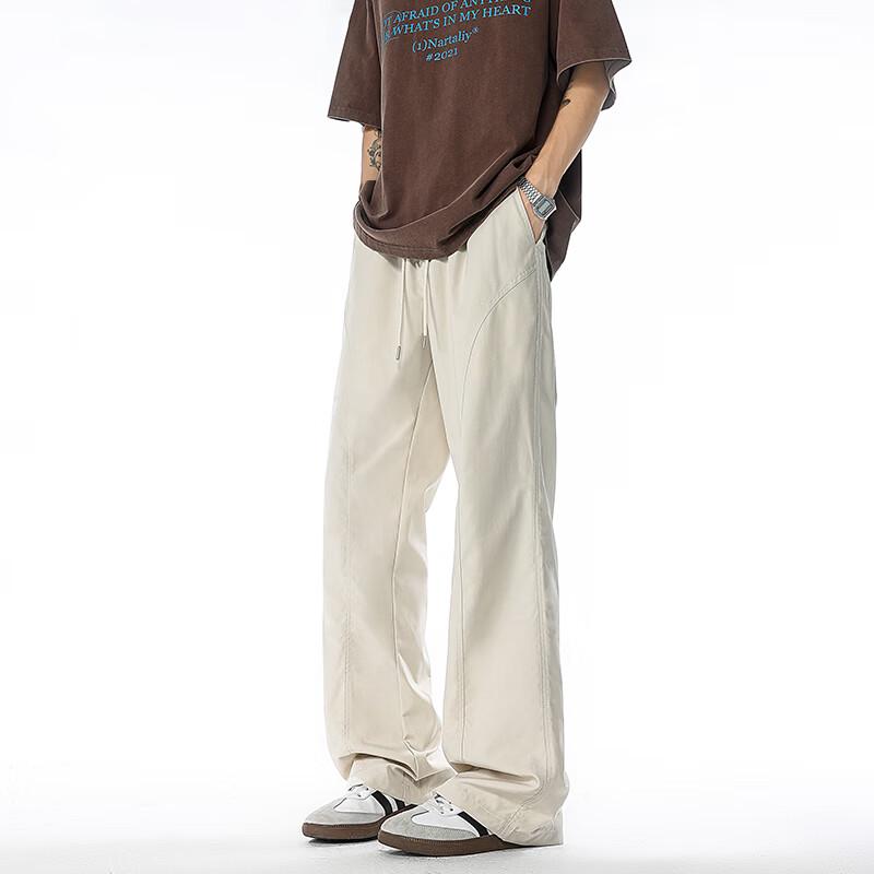 PLAYBOY Men's Casual Straight-Leg Trousers
