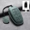 Hyundai Tucson 2023-24 L Key Case: Lambskin Leather Protective Shell for Men & Women, Full Wrap.