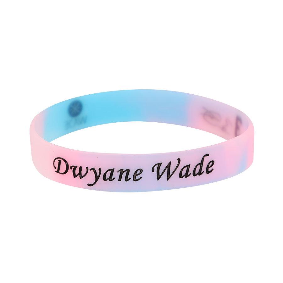 Douyin Popular NBA Star Signature Luminous Silicone Sports Bracelet/Wristband