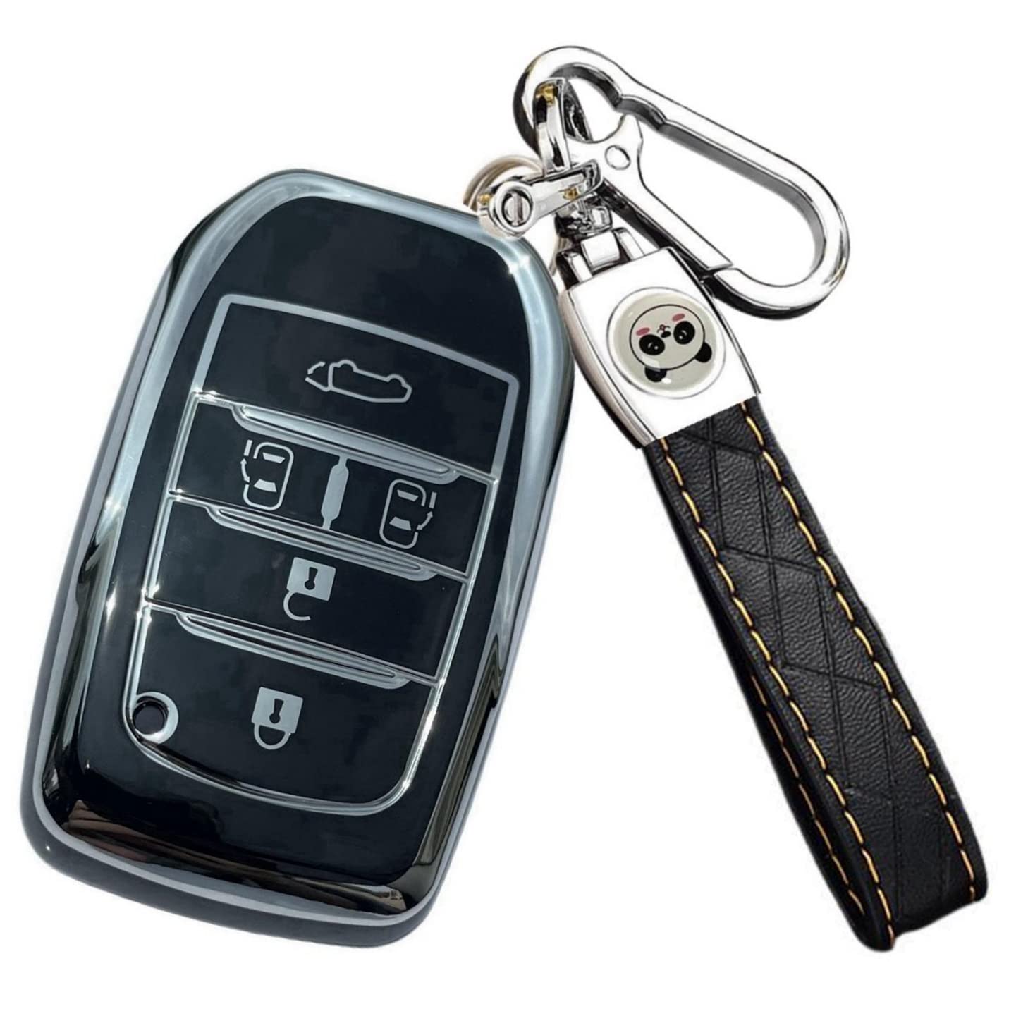 [ZANEKO] Noah 90 Series Key Case New Voxy 90 Series 5 buttons чёрный