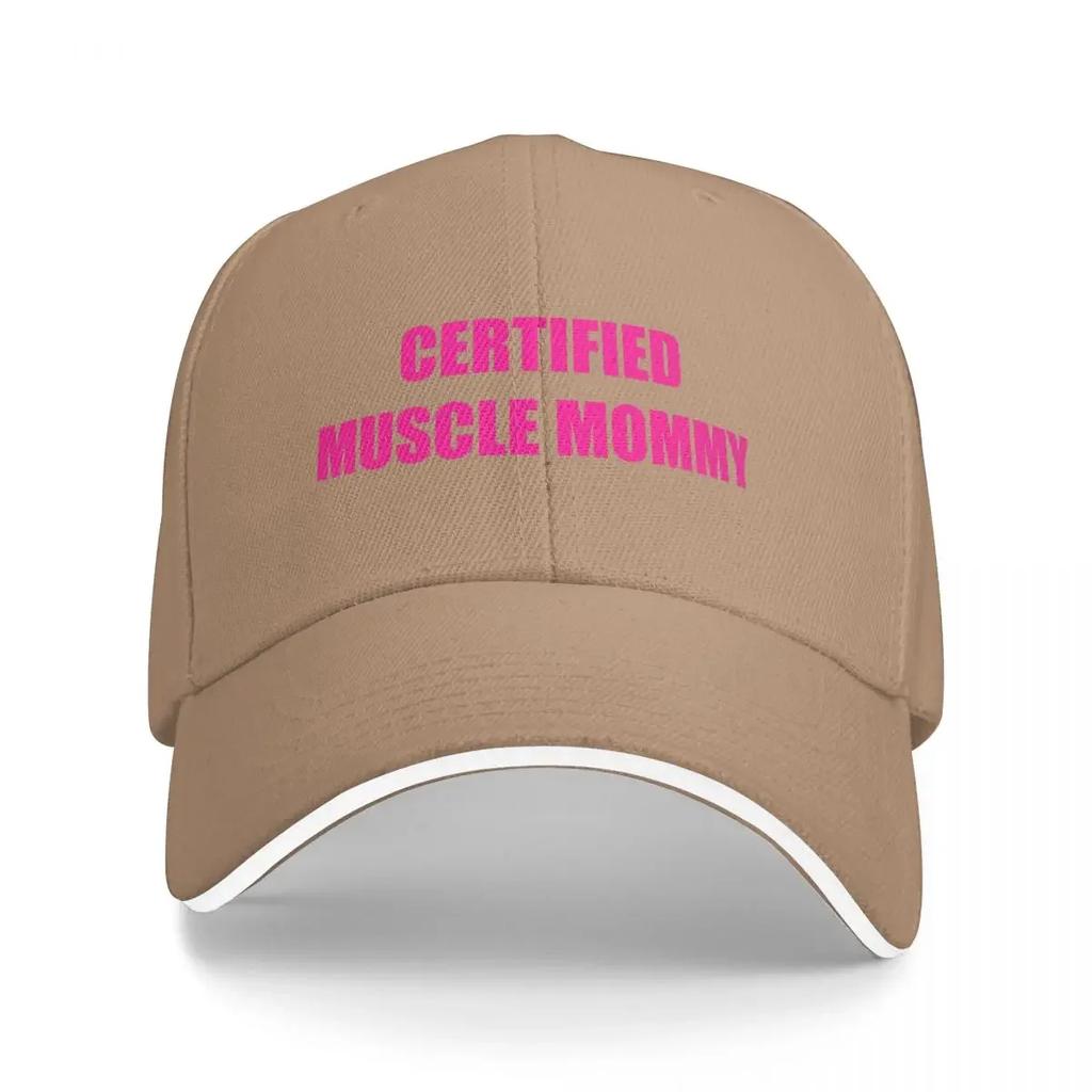 Certified Muscle Mommy Baseball Cap Luxury Man Hat Fishing Cap Golf Wear Bobble Hat Women Hats Men's
