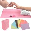 125Pcs Nail Art Table Mat Disposable Clean Pads for Nails Care Gel Polish Waterproof Tablecloths Manicure Tool Accessory  White