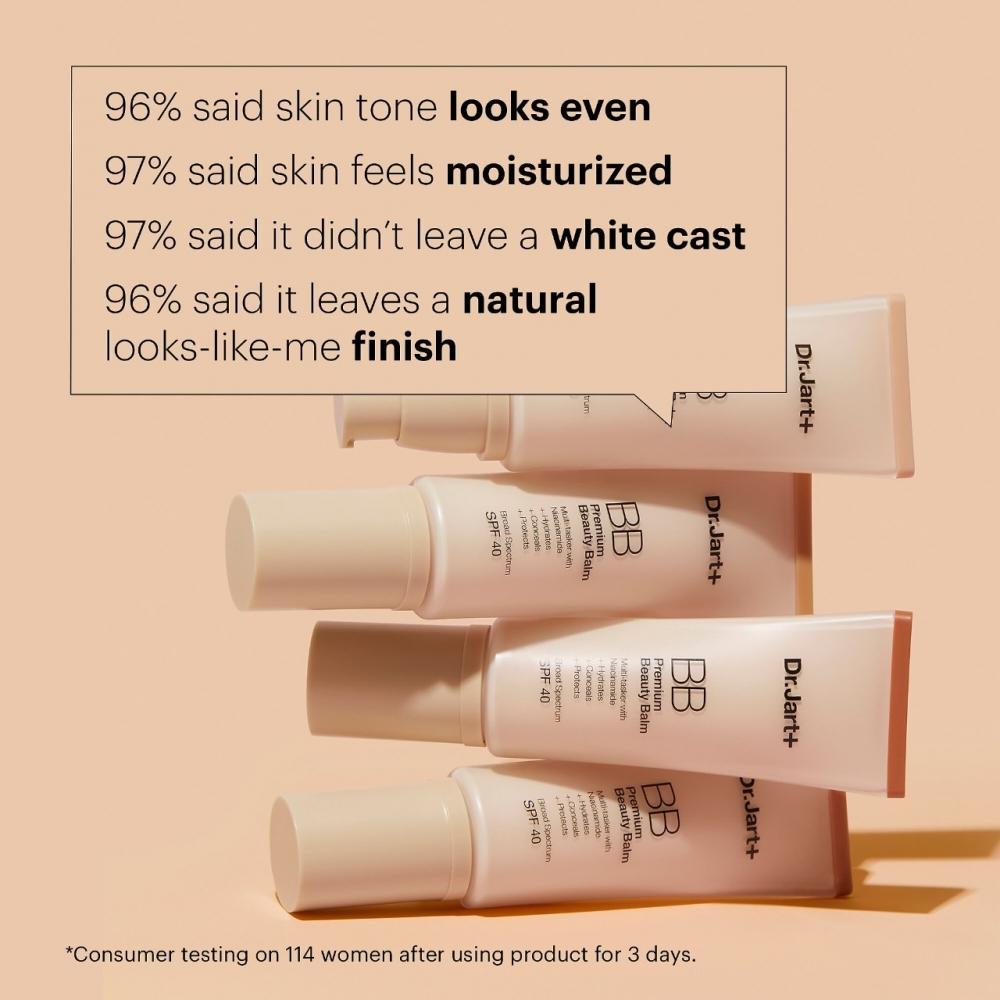 DR. Jart+ Premium BB getönte Feuchtigkeitscreme mit Niacinamid und LSF 40