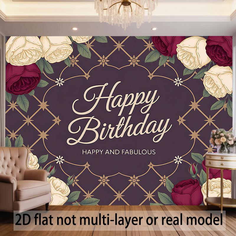 1pc Photography Party Background - Party Supplies