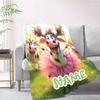 Dancing Cow Customize Your Name Blanket Warm Comfortable And Soft Blankets Are Suitable For Home Lunch Break Blanket Office Sofa Sofa Gift To