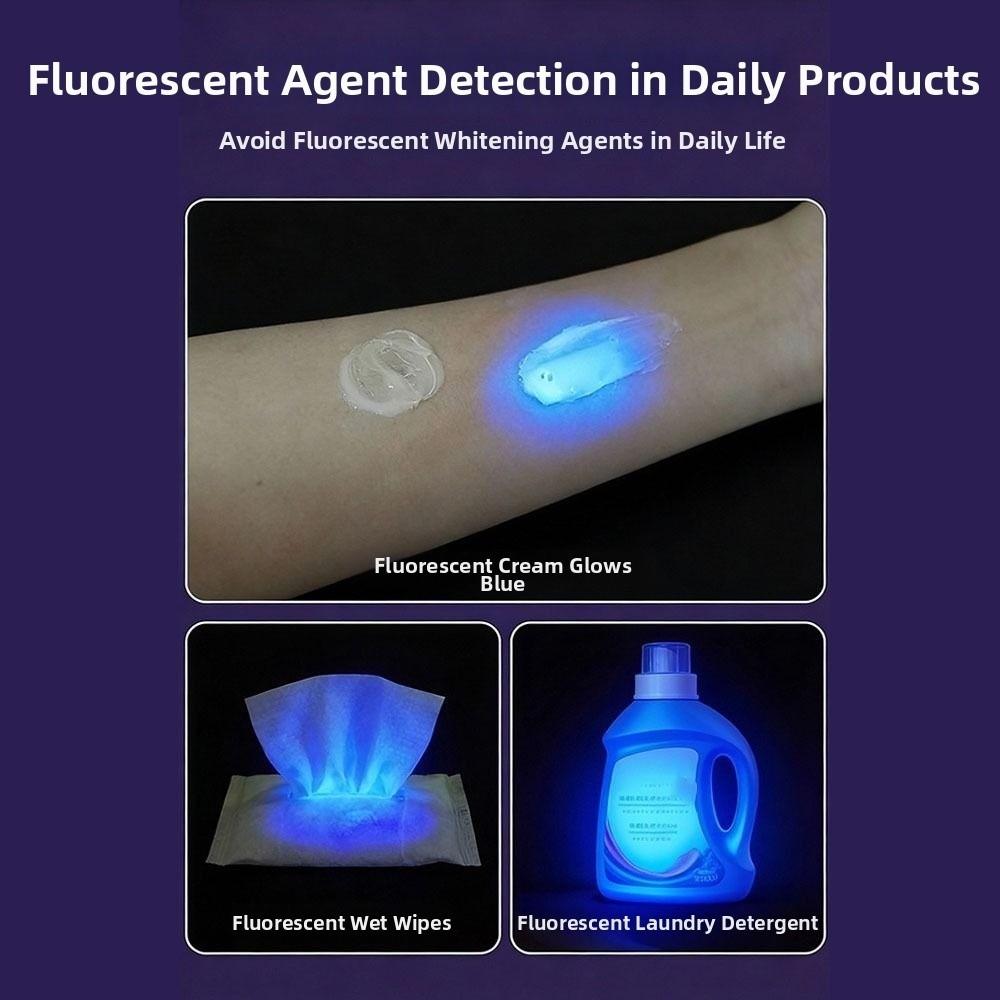 Rechargeable Mini Purple Light 365nm Fluorescent Agent Detection Lamp  Jewelry Appraisal