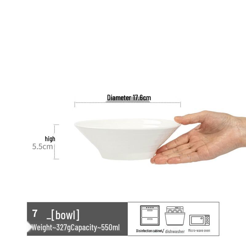 

Abay Nordic Bone China Straw Hat Deep Serving Plate
