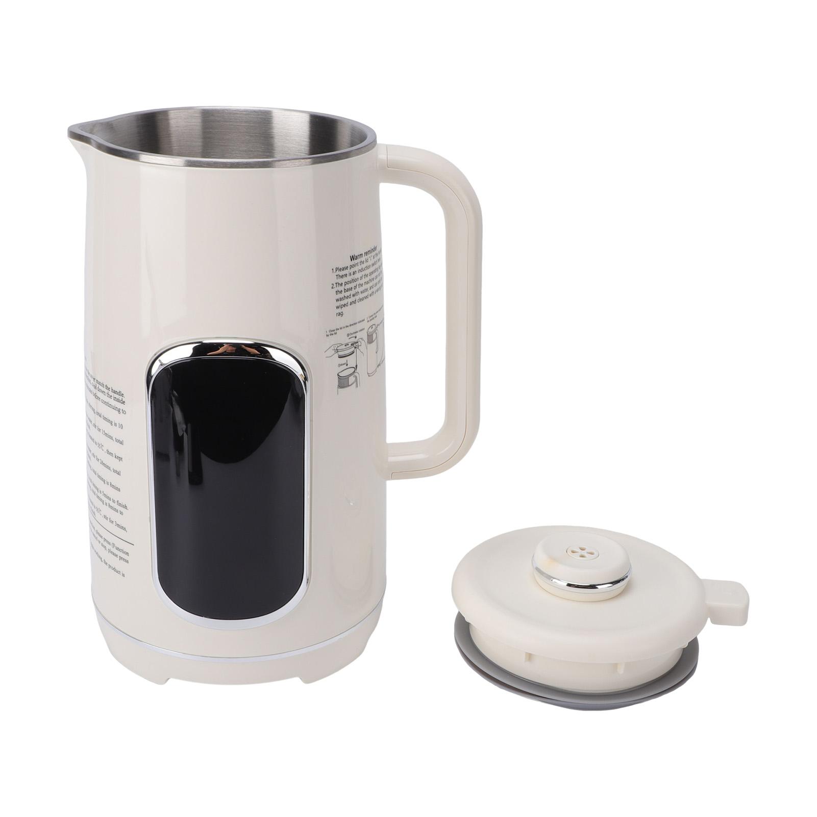 8 in 1 Nut Milk Maker Machine Soy Milk Maker 2H Keep Warm Countertop Blender 1.2L Soybean Machine