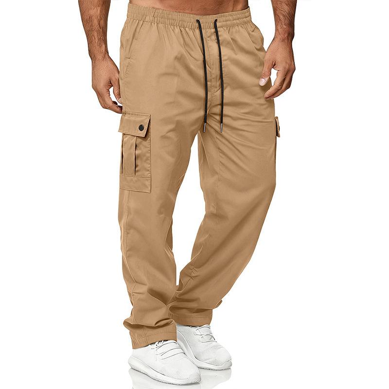 European and American Men's Casual Sports Overalls Outdoor Tactical Climbing Pants Tooling Casual Pants Men