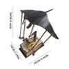 Ornement Animal Mécanique Fabriqué à la Main de Qualité Supérieure Artisanale Raie Manta en Bois Automate Manivelle Kinetic Puzzle Cinétique DIY Décorations