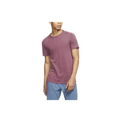 Techknit Ultra Quick-Dry Breathable Running T-Shirt Men Tops Magenta CJ5345-614