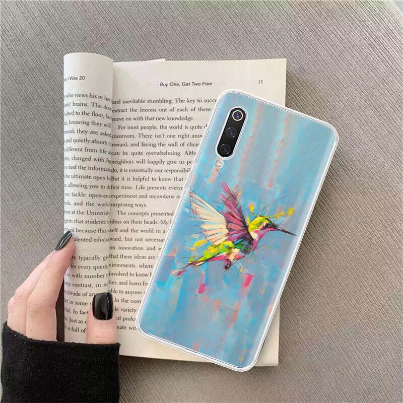 

Hummingbird in oil painting Phone Case For Xiaomi Poco F7 Pro Mi 14 Ultra 9T 12T 11T 13 15 Pro 12 11i Clear 12X 10T 11 10 Lite 5 Xiaomi Mi 14 Ultra