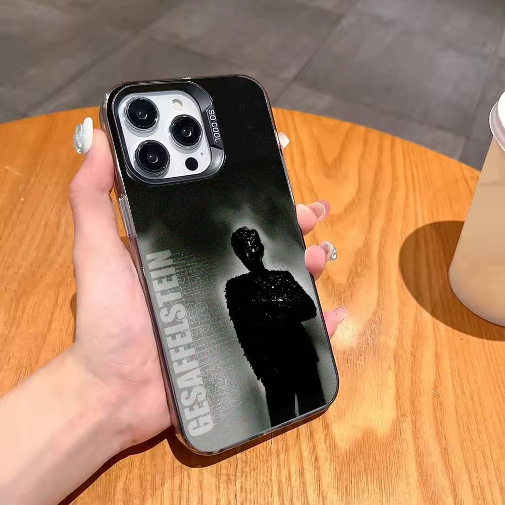 F-French musician Gesaffelstein Phone Case For iPhone17,16,15,14,13,12,11,Pro,MAX Gray Matte Silicone Black Cover iPhone15promax