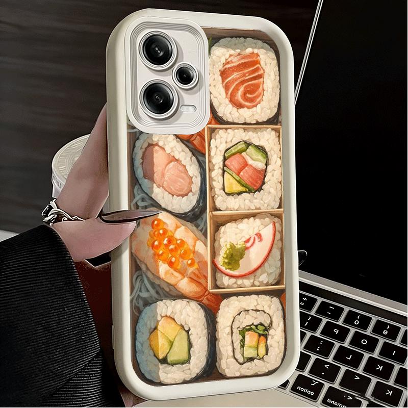 Phone Case for Xiaomi Redmi Note 15 14 13 Pro Plus Delicious Sushi Bento Shell 12S 11 11S 11T 5G 14S Soft Silicone Funda