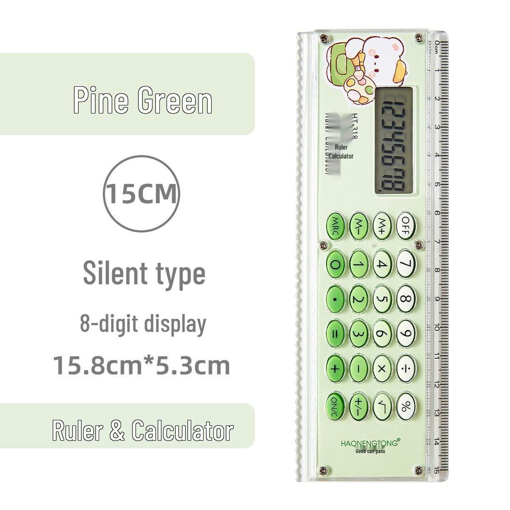 Creative Cartoon Student Calculator Ruler for Auxiliary Learning