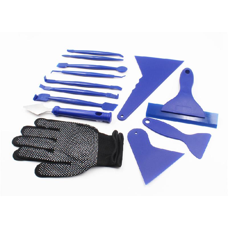 13PCS Car Window Film Tint Tool Car Gloves Vinyl Wrap Film Squeegee Scraper Tool