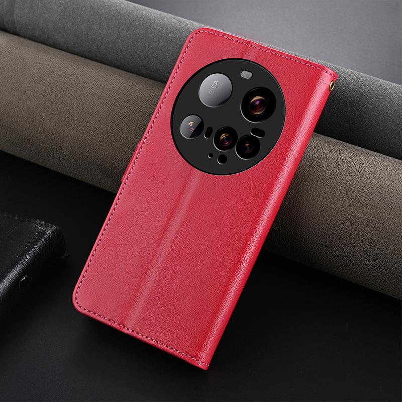 Suitable for Xiaomi 15ultra Phone Case with Sheep Pattern 14. Xiaomi 15 Pro Full Package Anti-drop 13 Leather Case