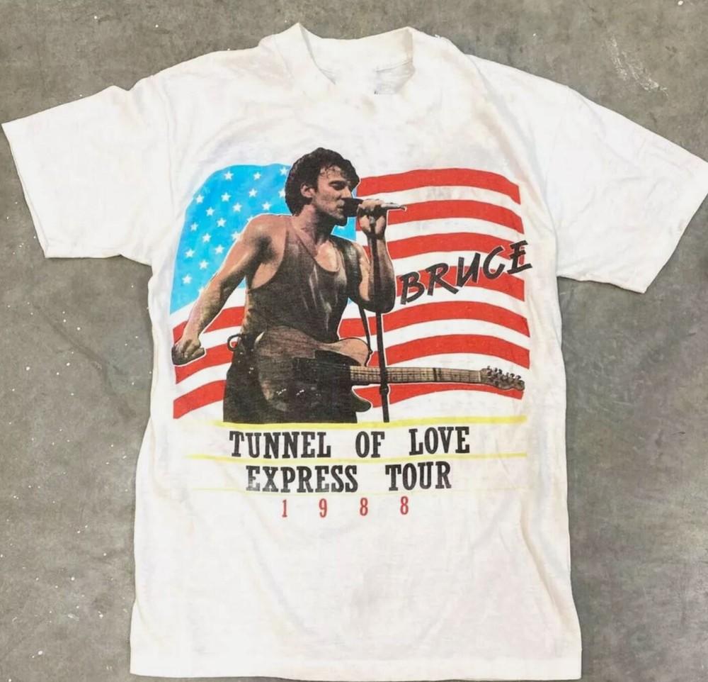 

VTG 80s Bruce Springsteen Tunnel of Love Tour T-shirt Unisex All Sizes Unisex T-Shirt L