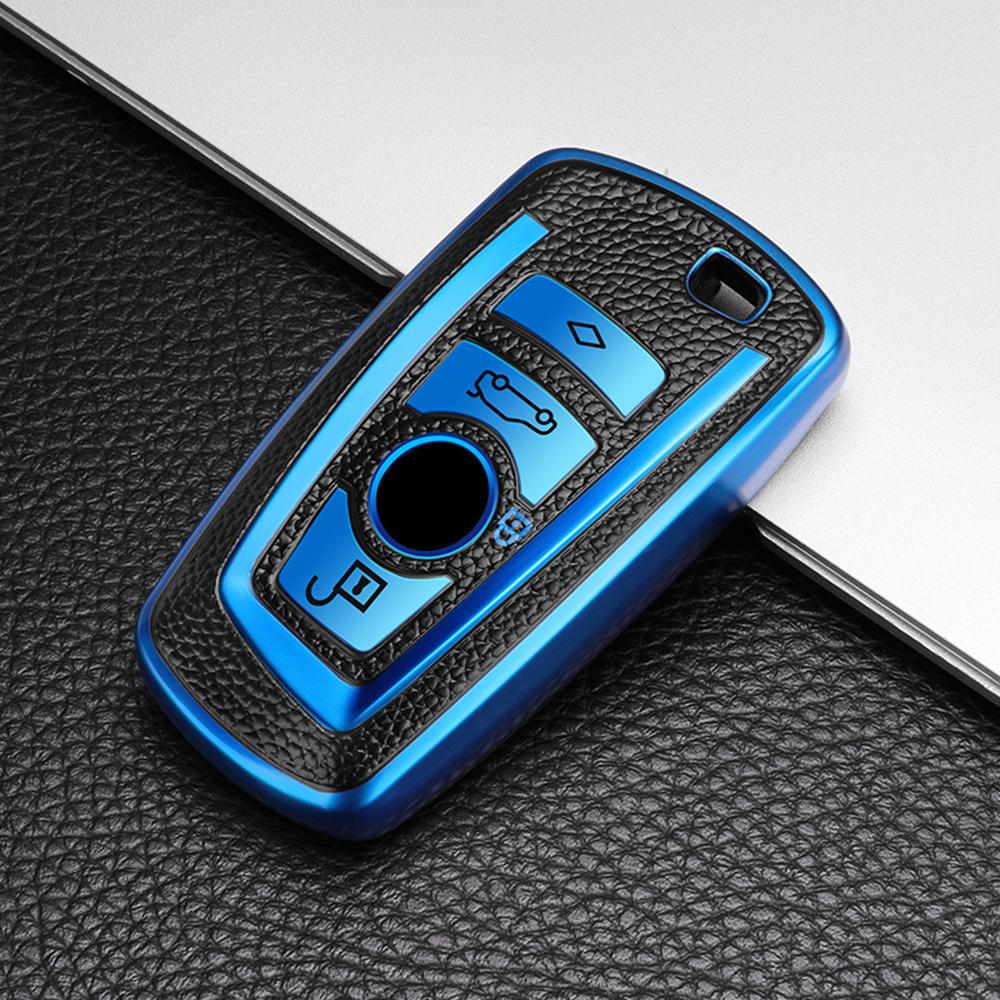 4 Buttons for BMW F30 F20 F10 F18 F22 F01 X3 X4 F06 F02 M3 M5 Car Key Cover Case Shell Auto Styling Accessories