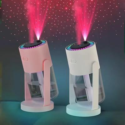 Creative Starry Sky Projection Humidifier Mini Rotating Car Air Humidifier with LED Light USB Electric  Diffuser for Bedroo