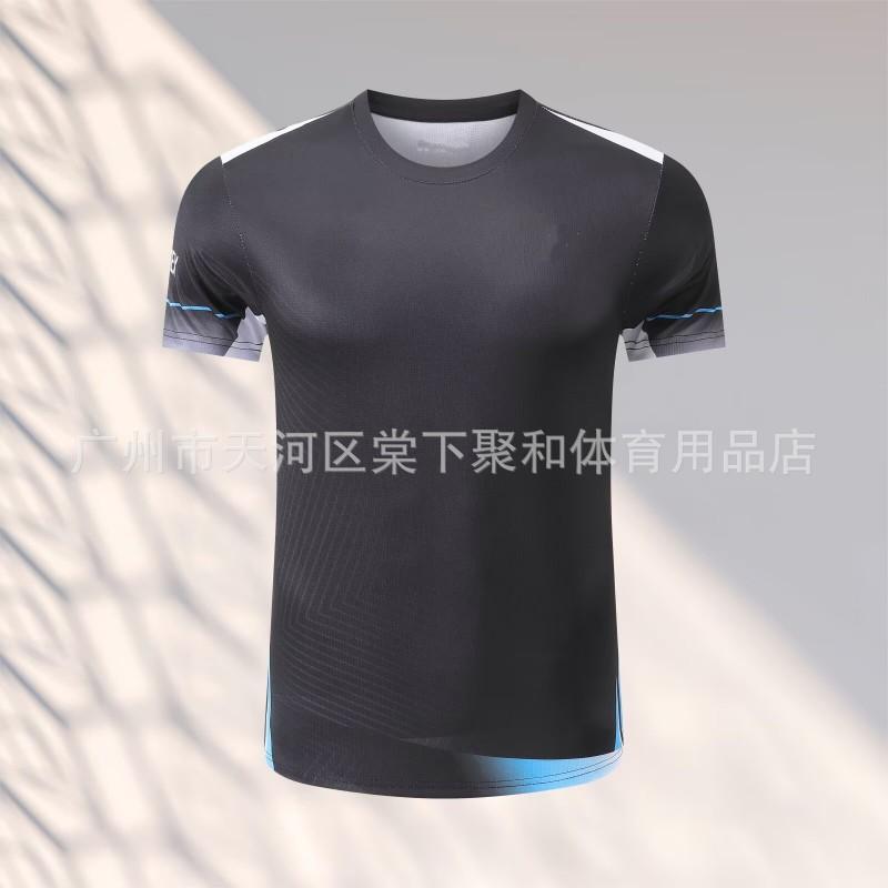 Quick-Dry Badminton Shirt Men Women Short Sleeve Sport T-Shirt Breathable Training Top Athletic Wear
