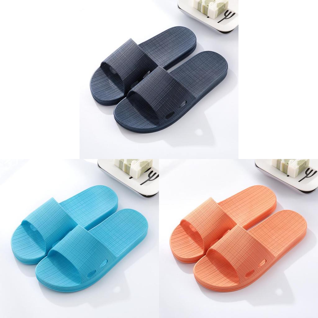 Summer Ladies Indoor Nonslip Pvc House Slippers For Couples Comfortable Shower Footwear