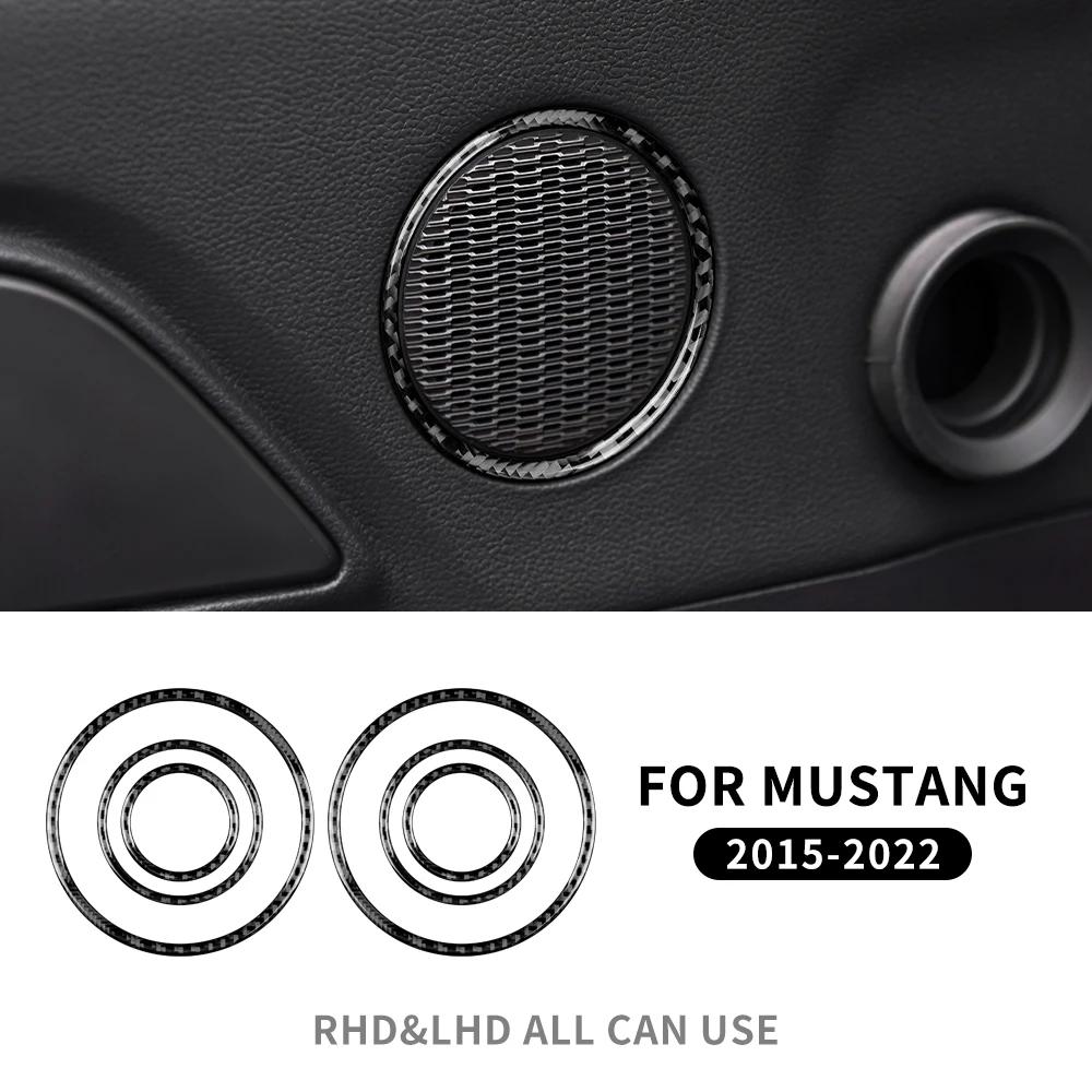 Real Carbon Fiber Dashboard Trim Panel for Ford Mustang 2015-2023 Interior