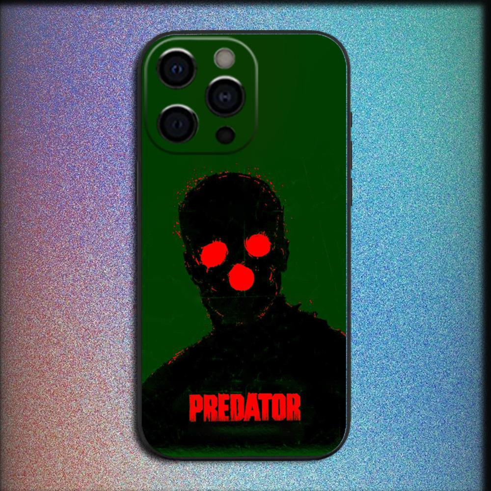 Cool Predator Phone Case For iPhone 16,15,14,13,12,11,Pro,X,XS,Max,XR,Plus,Mini Soft Black Cover