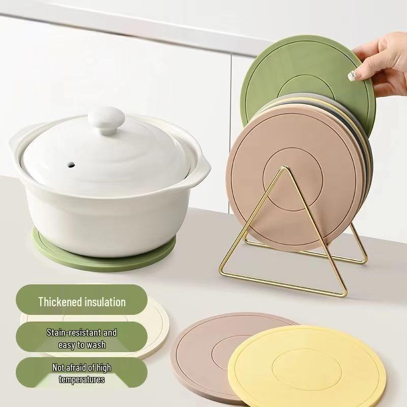 Silicone Heat-Resistant Table Mat and Coaster Set
