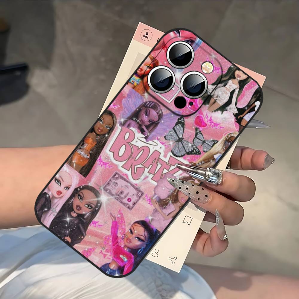 Lovely-DollS-B-BratzS Phone Case For IPhone 17 16 15 14 13 12 11 PRO MAX PLUS Mini TPU Soft To Skin-friendly Case