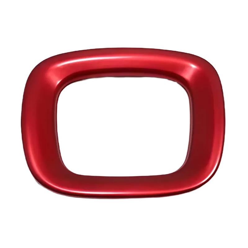 Honda Accord 18th Gen Red Interior Trim Kit: Gear Shift Frame, Armrest, Air Vent, Gear Knob, Steering Wheel.