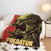 Movie P-Predator Throw Flannel Throw Blanket, Lightweight Cozy, Durable Washable cute Cool