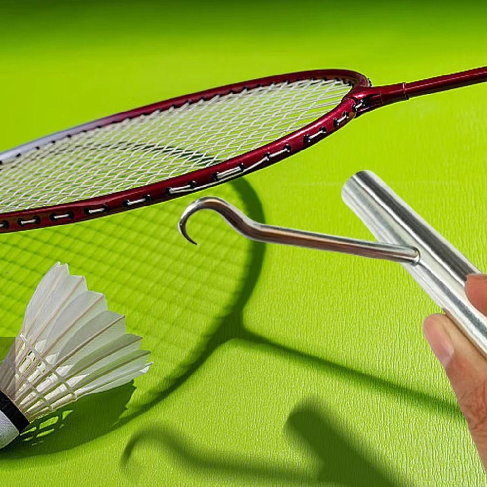 Badminton Tennis Stringing Hook Stainless Steel String Assistance Puller Exercise Equipment