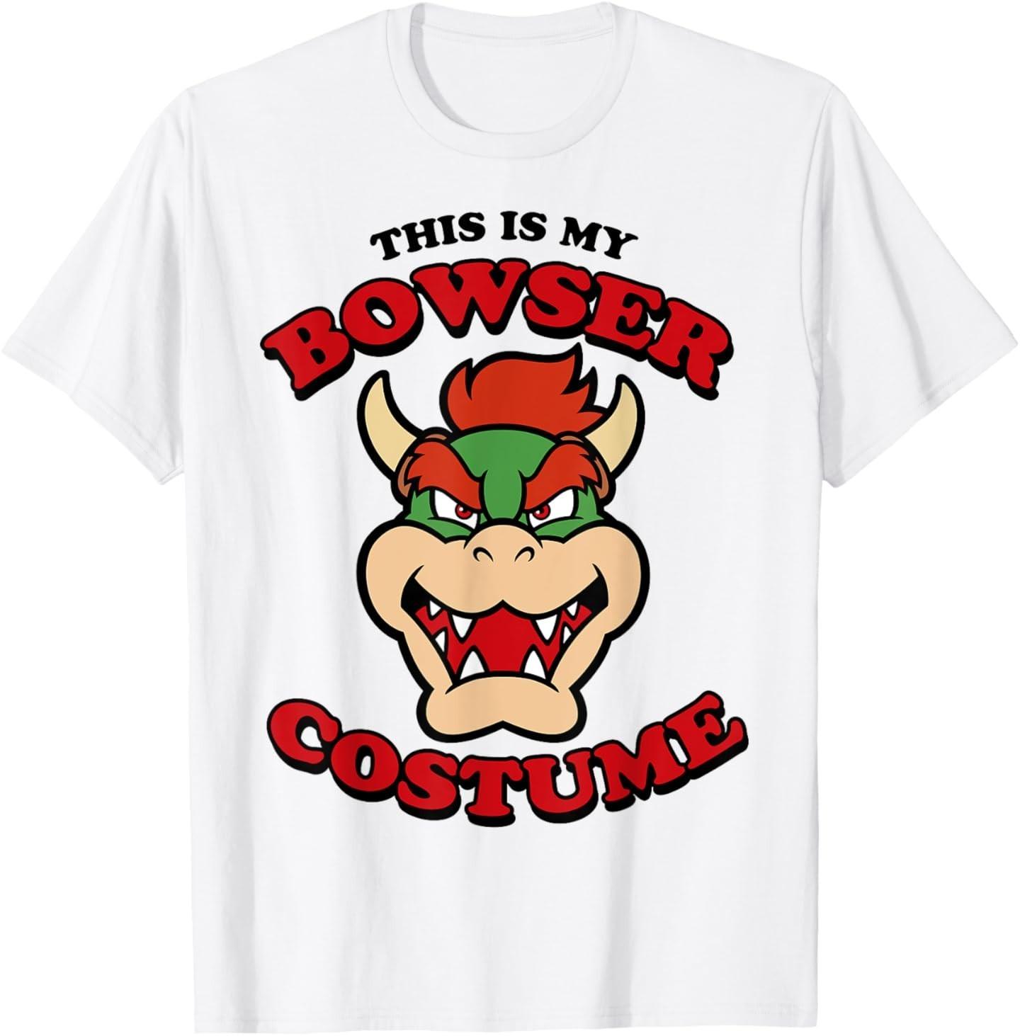 

Nintendo Super Mario Bowser Costume Graphic T-Shirt 2XL