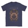 Casual Jinjer Band Logo TShirt for Unisex Round Neck Cotton T Shirts  Short Sleeve Tees Gift Clothing