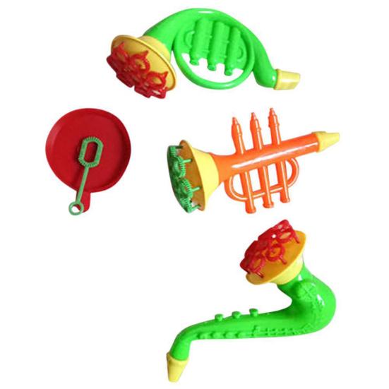 Creative Multi-Hole Trumpet Water Soap Blowing Bubbles Outdoor Kids Children Toy