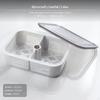 Detachable Storage Box with Moisture Filtering Basket Versatile Kitchen