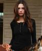 ERER Henley Neck Soft T-Shirt Black