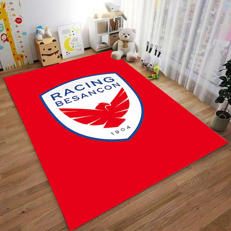 Racing Besançon Logo Carpet suitable as a non-slip mat for the living room or bedroom sofa