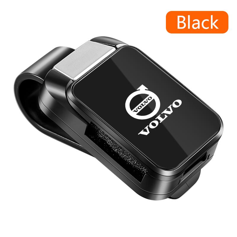 For VOLVO XC40 XC60 XC70 XC90 V40 V60 V90 C30 S60 S90 Car Interior Sunglasses Eyeglass Holder Glasses Storage Clip Accessories