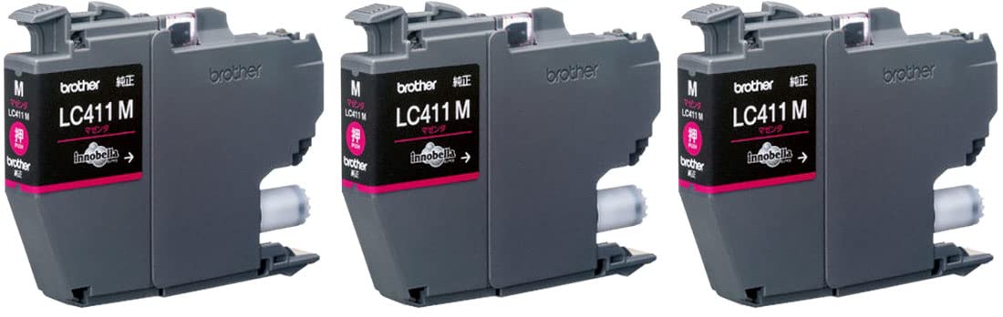 

Brother Industries LC411M оригінальний картридж з чорнилом набір з 3 шт. (пурпуровий)
