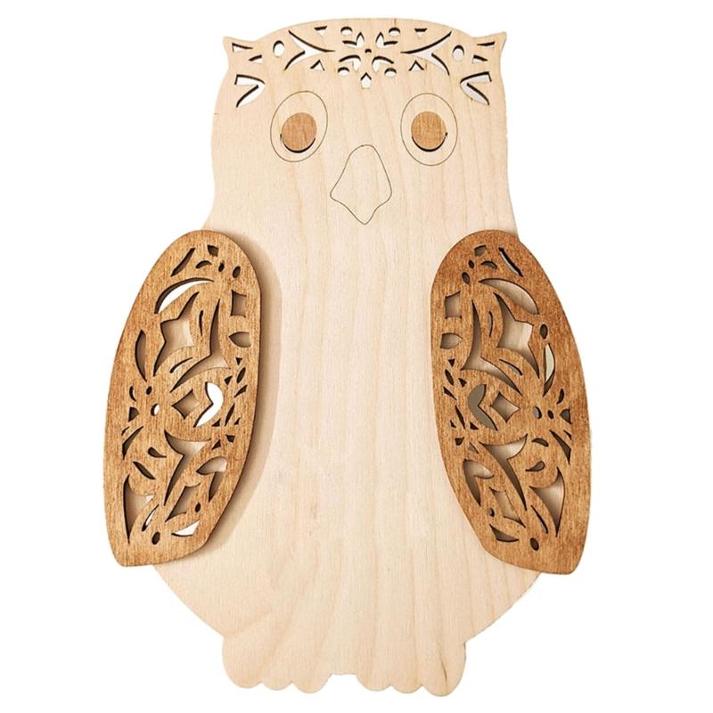 Wall Decors Nordic Cute Animal Wood Wall Hangings Decorations Ornament Decals for Childrens Room Bedroom Kindergartens