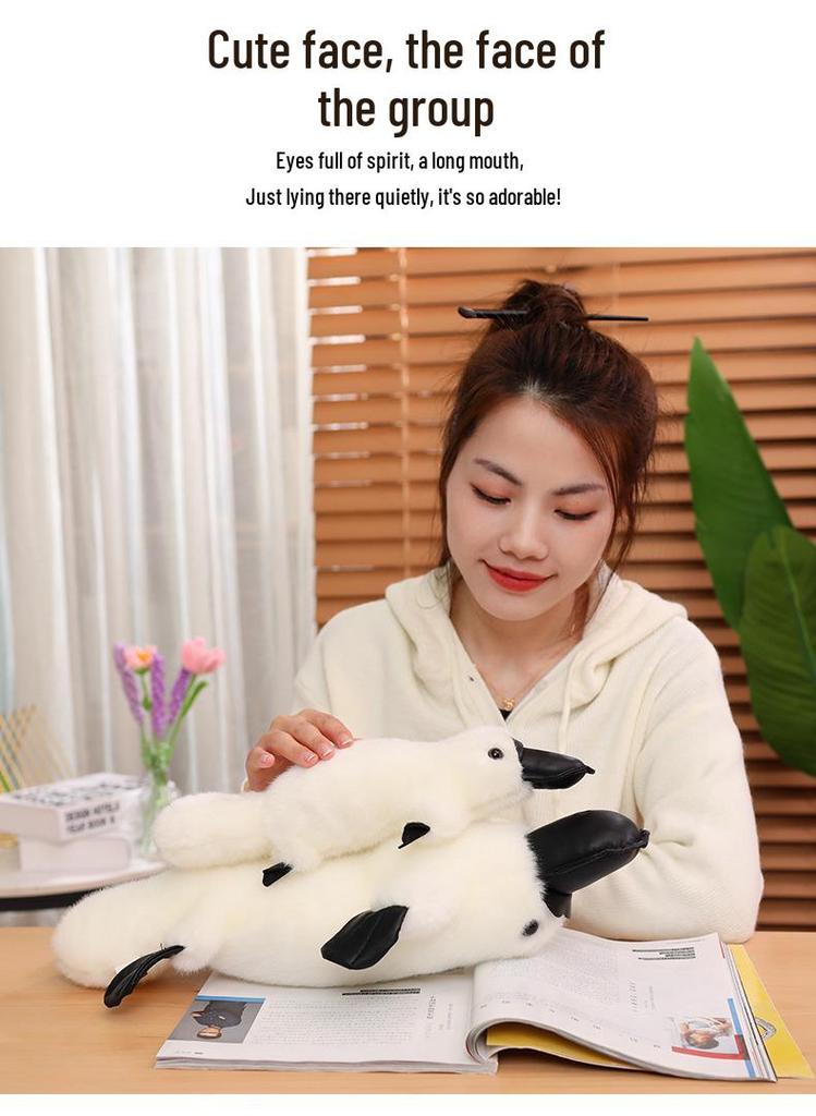 Adorable Platypus Plush Pillow - Stuffed Animal, Sleeping Companion, Ideal Gift for Kids and Girls