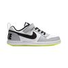 Nike Court Borough Comfortable Versatile Durable Low-Top Sneakers Kids Sneakers Gray Yellow Green 870025-104