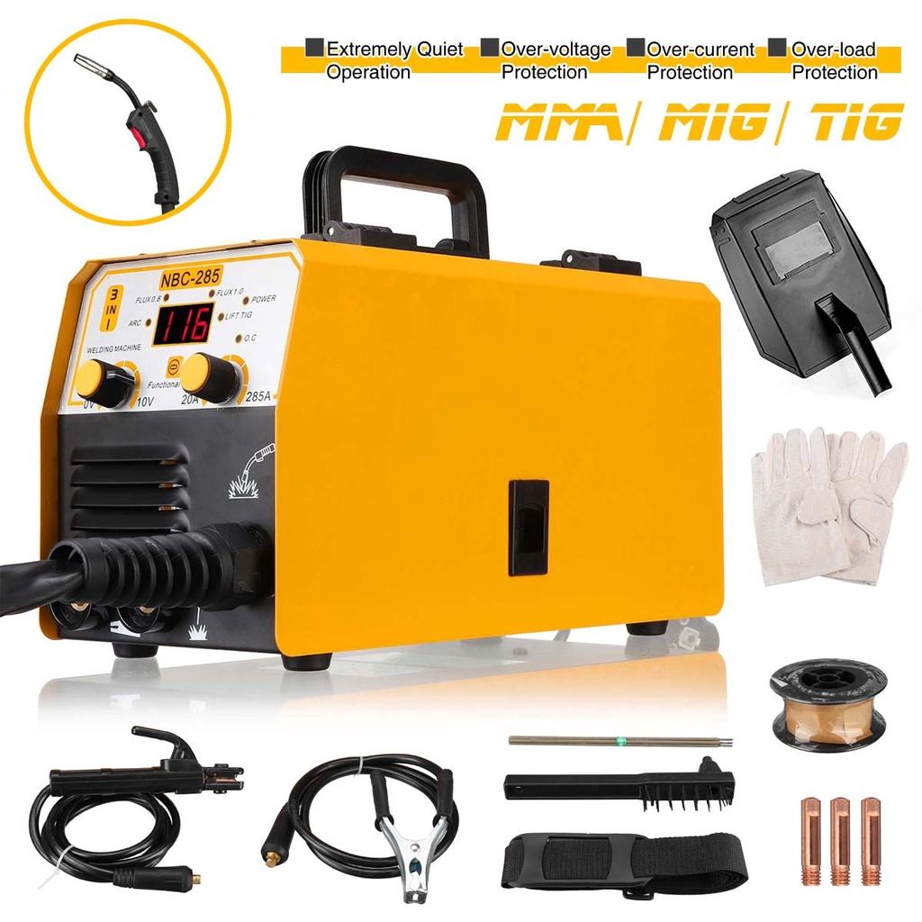 3-in-1 220V MMA Schweißgerät TIG Schweißmaschine Tragbar Elektrisch MIG ARC TIG Schweißmaschine Intelligente Schweißmaschine