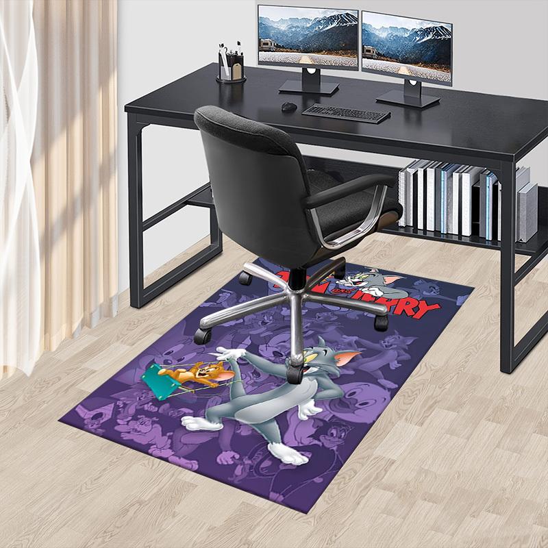1pc Tom and Jerry Carpet, for Home & Office Decor, Desk Chair Carpet, Festive Gift,Conference Room CarpetL1133