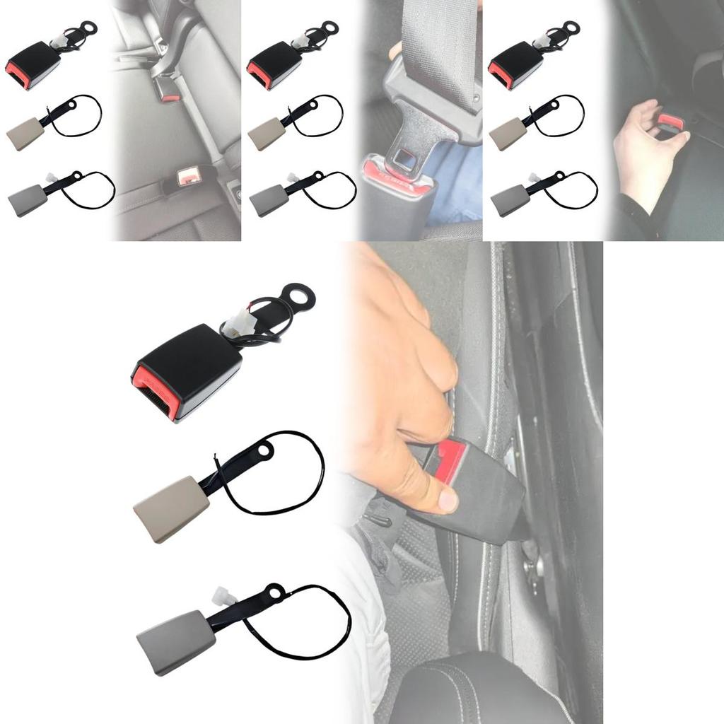 Automotive Safety Belt Buckle Connector With Warning Signal For Car Safety And Security