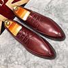 Leder Formale Oxford Männer Schuhe Schnüren Spitzschuh Business Büroarbeit Kleid Schuhe Männliche Schuhe