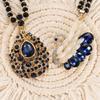 Versatile Women's Fashion Crystal Flower Necklace - Trendy Sweater Chain and Simple Pendant Jewelry