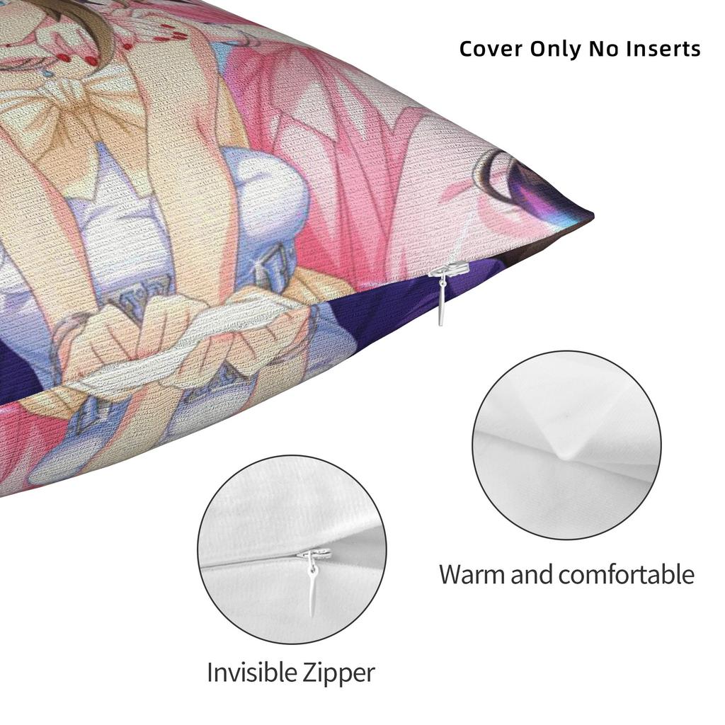 Umamusume Pillow Case  Comfy Pillow Cover For Sofa Home Decoration Cute Funny Pillowcases